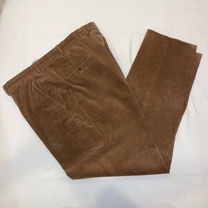 Brooks Brothers caramel brown corduroys in Clark style
